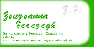 zsuzsanna herczegh business card